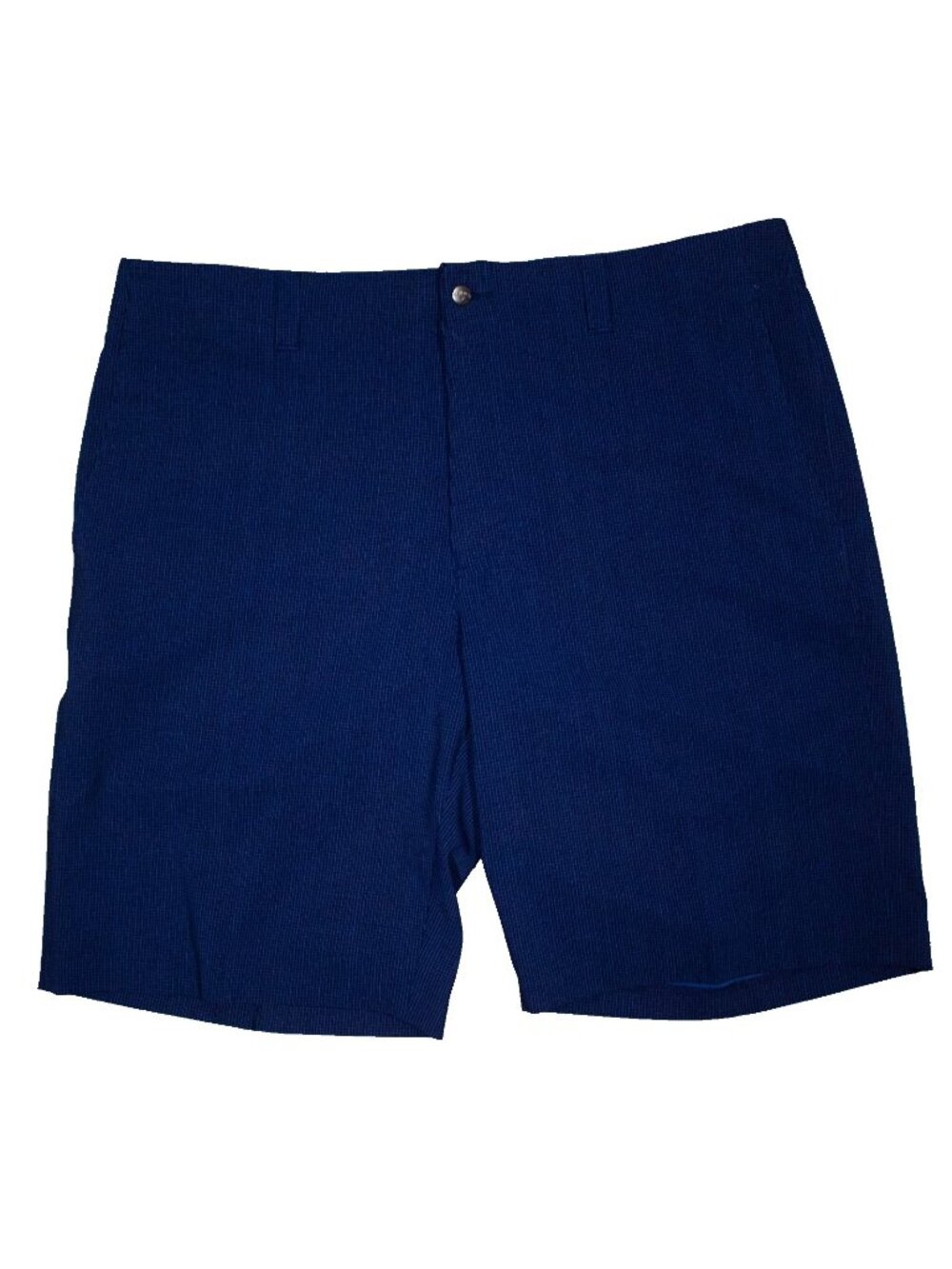 Callaway Golf Shorts Micro Check High Rise Blue Stretch 38"